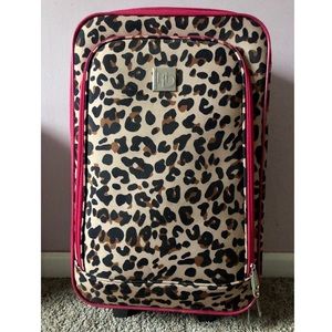 Cheetah Print Suitcase 🧳
